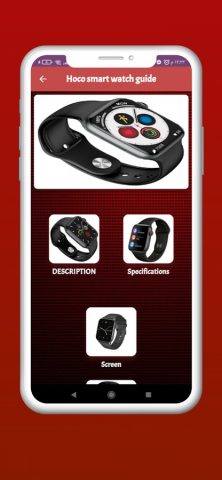 Hoco smart watch guide для Android — скриншот 1