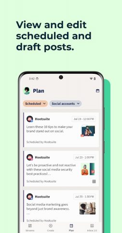 Hootsuite: Schedule Posts для Android — скриншот 4