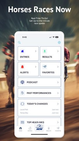 HorseRacesNow для Android — скриншот 1