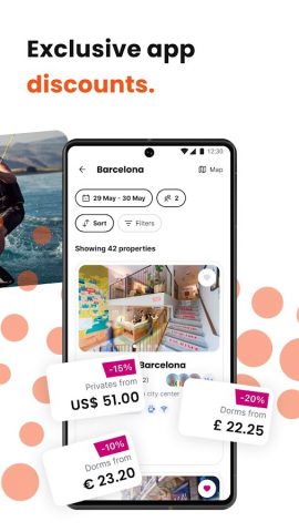Hostelworld: Hostel Travel App для Android — скриншот 2