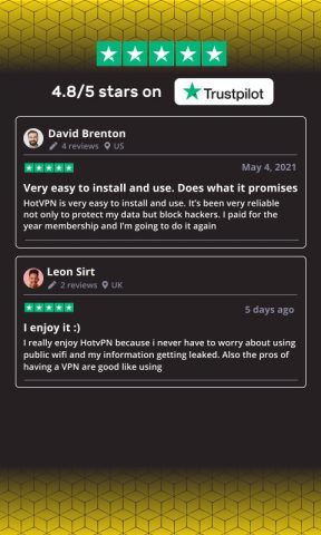 HotVPN Быстрый VPN сервис для Android — скриншот 2