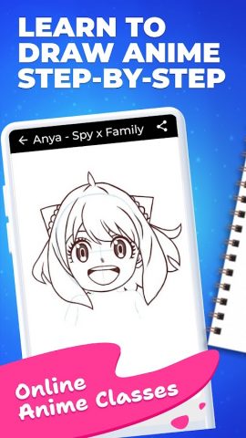 How to Draw Anime для Android — скриншот 1