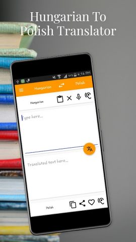Hungarian To Polish Translator для Android — скриншот 1