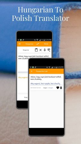 Hungarian To Polish Translator для Android — скриншот 3