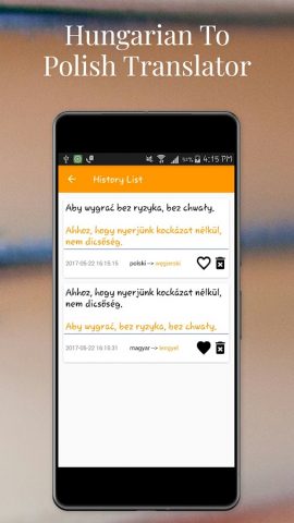Hungarian To Polish Translator для Android — скриншот 5