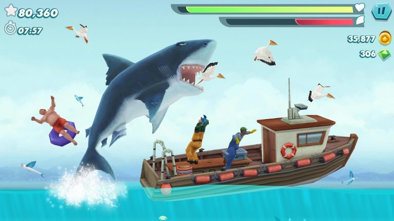 Hungry Shark Evolution: акула для Android — скриншот 5