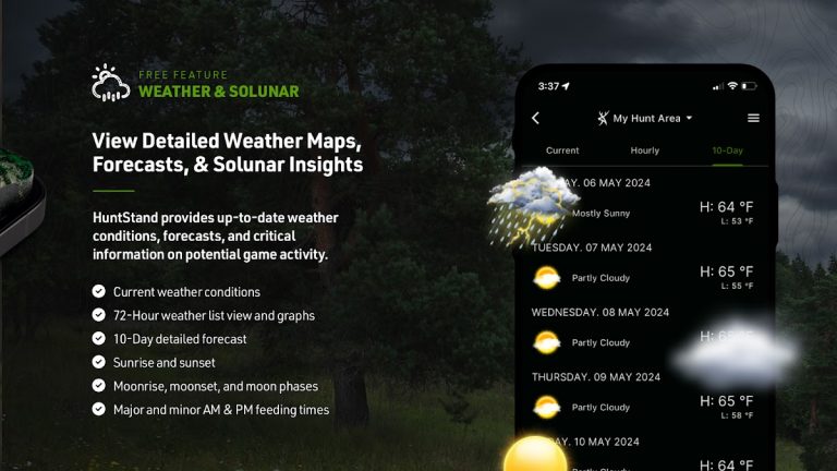 HuntStand: GPS Maps & Tools для Android — скриншот 4
