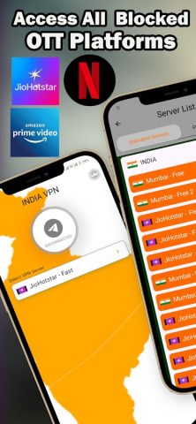 INDIA VPN Secure VPN для Android — скриншот 1