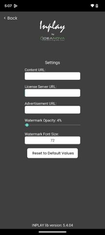 INPLAY для Android — скриншот 2