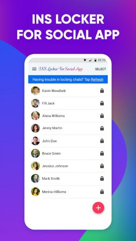Instant Locker to Instant Chat для Android — скриншот 1
