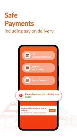 IRCTC eCatering Food on Track для Android — скриншот 5