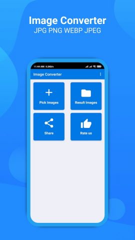 Image Converter — JPG PNG WEBP для Android — скриншот 1