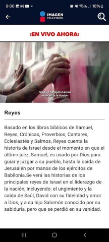 Imagen Televisión для Android — скриншот 4