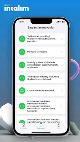 InTalim для Android — скриншот 3