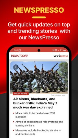 India Today — English News для Android — скриншот 2