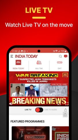 India Today — English News для Android — скриншот 3