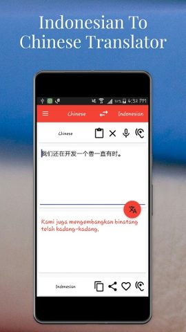 Indonesian Chinese Translator для Android — скриншот 2