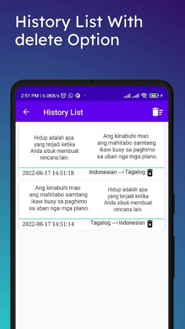 Indonesian Tagalog Translator для Android — скриншот 4