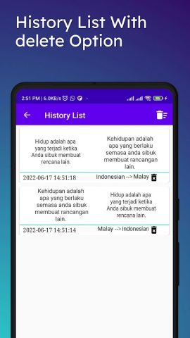 Indonesian To Malay Translator для Android — скриншот 4