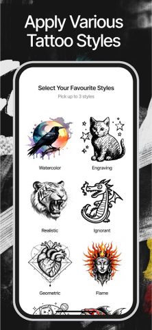 Ink AI – Tattoo design maker для Android — скриншот 5