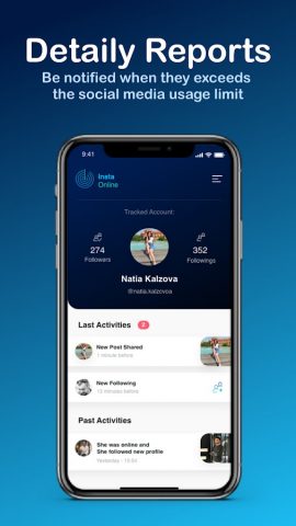 Insta Online Last Seen Tracker для Android — скриншот 1