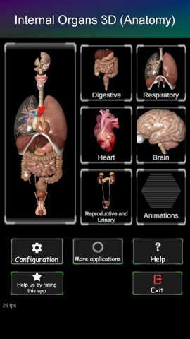Internal Organs in 3D Anatomy для Android — скриншот 1