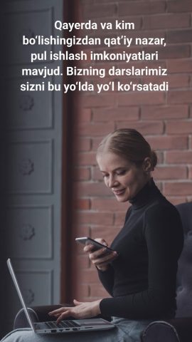 Internetda Pul Ishlash для Android — скриншот 1