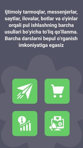 Internetda Pul Ishlash для Android — скриншот 2