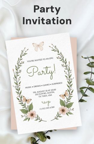 Invitation Maker & RSVP Cards для Android — скриншот 2