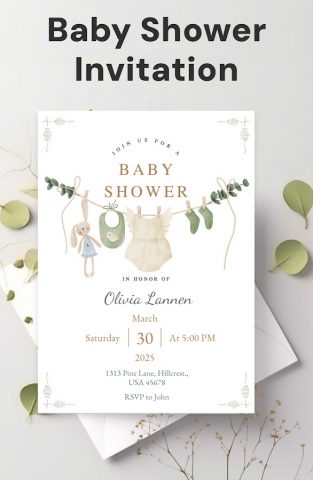 Invitation Maker & RSVP Cards для Android — скриншот 3