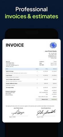 Invoice Maker & Estimate App для Android — скриншот 4