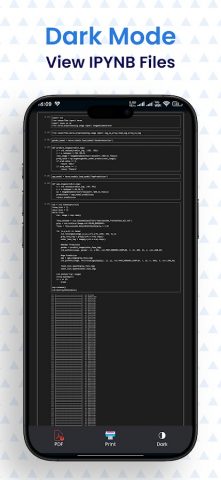 Ipynb Viewer для Android — скриншот 3