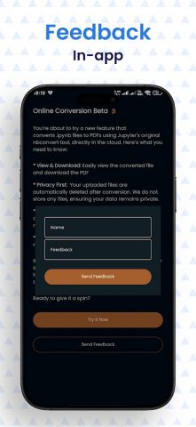 Ipynb Viewer для Android — скриншот 5