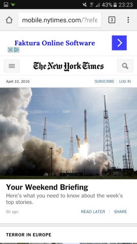 Iron Browser — by SRWare для Android — скриншот 1