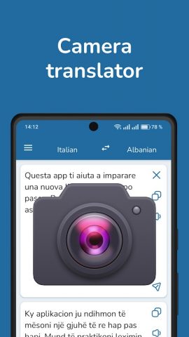 Italian Albanian Translator для Android — скриншот 2