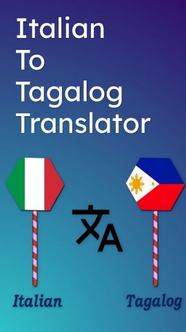 Italian To Tagalog Translator для Android — скриншот 1