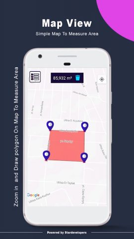 Измерение площади GPS для Android — скриншот 5