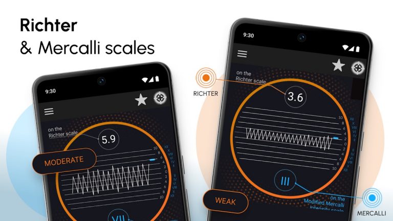 Измеритель вибрации для Android — скриншот 2