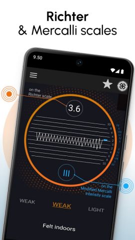 Измеритель вибрации для Android — скриншот 4