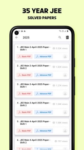 JEE Main Previous Year Paper для Android — скриншот 2