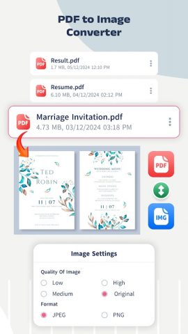 JPG to PDF Converter, PDFTools для Android — скриншот 3