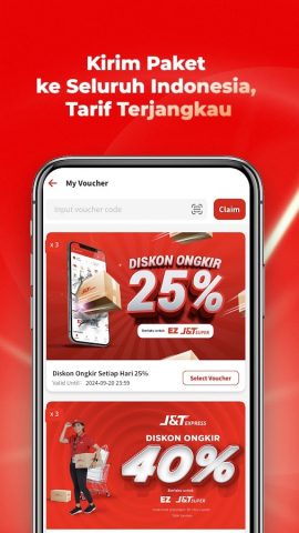 J&T Express Indonesia для Android — скриншот 3
