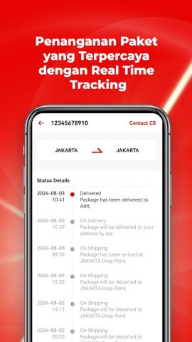 J&T Express Indonesia для Android — скриншот 4