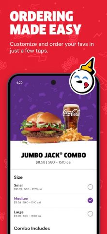 Jack in the Box® — Order Food для Android — скриншот 3