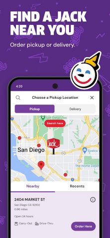 Jack in the Box® — Order Food для Android — скриншот 4
