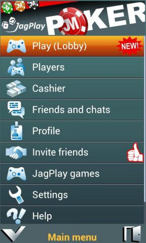 Jagplay Poker для Android — скриншот 2