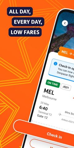 Jetstar для Android — скриншот 1