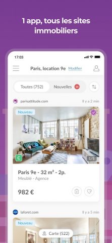 Jinka — Achat & Location Immo для Android — скриншот 1