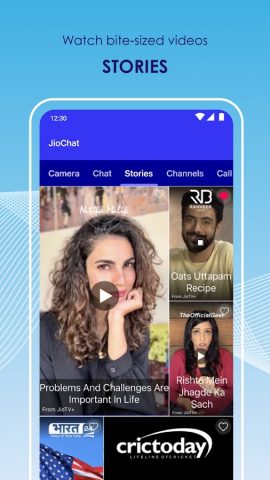 JioChat Messenger & Video Call для Android — скриншот 5