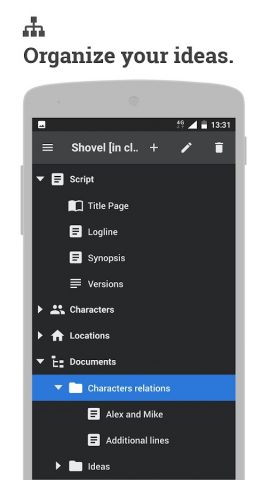 КИТ Сценарист для Android — скриншот 2